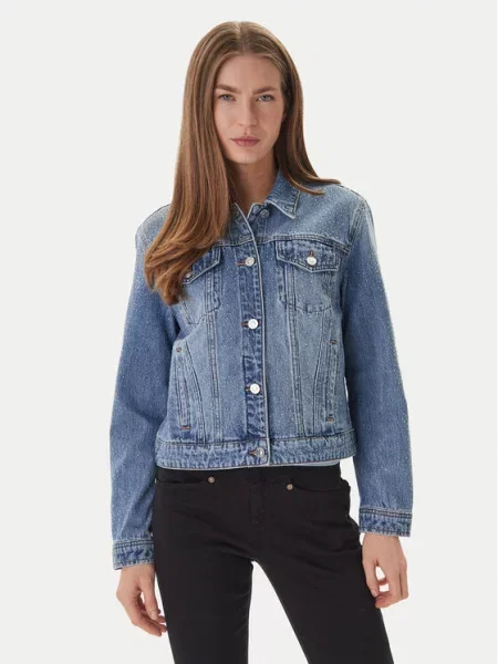 Guess Jeans Kurtka jeansowa niebieski
