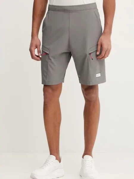 Emporio Armani pantaloni scurți de antrenament gri