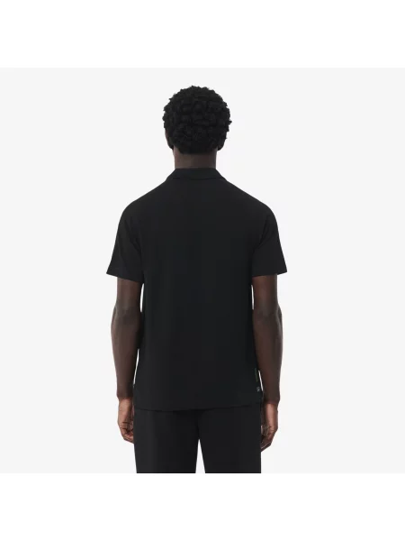 Lacoste Sportowa Koszulka Polo Ultra Dry I Regular Fit czarna