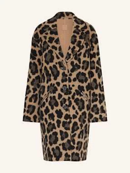 Marc Cain Płaszcz Wełniany Dwustronny braun