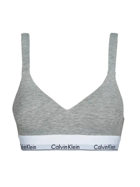 Podprsenka Calvin Klein Jeans sivá