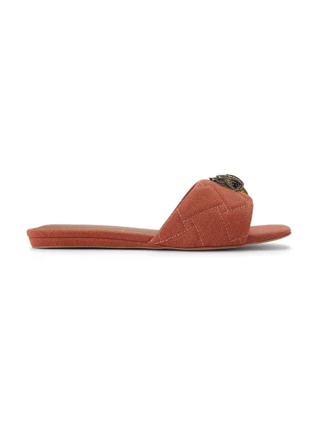 Papuci Kurt Geiger London fără toc maro