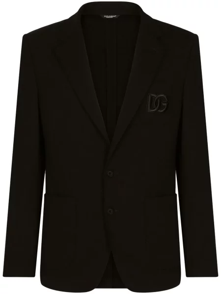 Geacă Dolce & Gabbana cu broderie negru