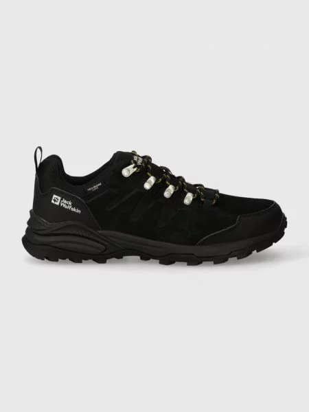 Jack Wolfskin pantofi Refugio Texapore Low barbati maro negru