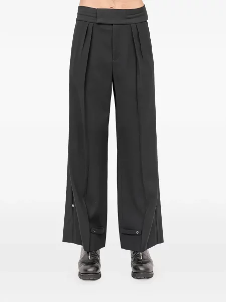 Pantaloni Setchu plisate negru