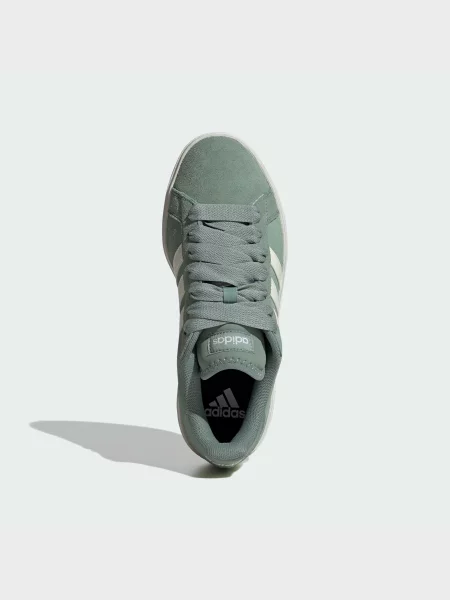 Замшевые кеды Adidas зеленые