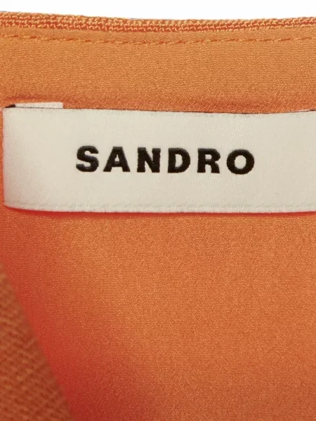 Rochie mini Sandro portocaliu