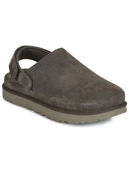Natikači iz semiša UGG W Goldenstar Clog kaki