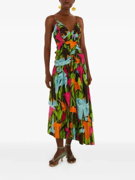 Rochie cu volane Farm Rio cu volane negru