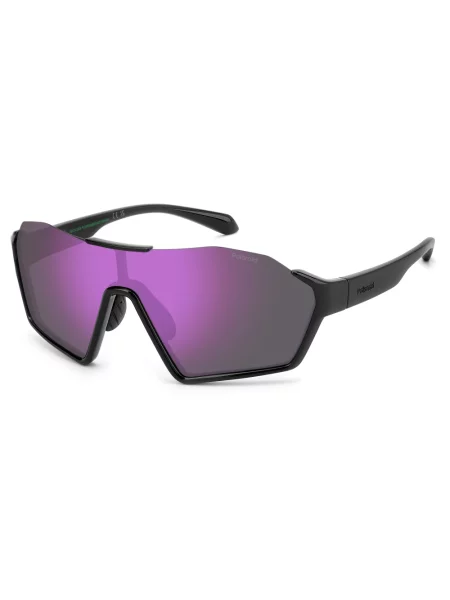 Okulary przeciwsłoneczne Polaroid PLD black/grey pink mirror polarized czarne