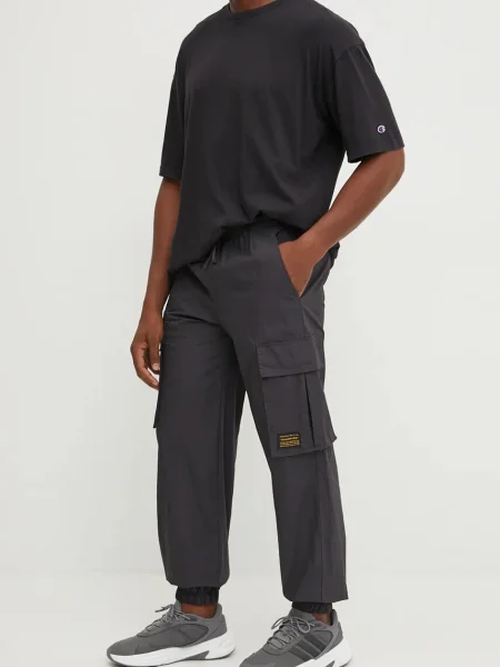 Champion Pantaloni trening Negru gri