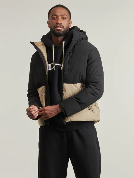 Geacă cu puf Jack & Jones negru