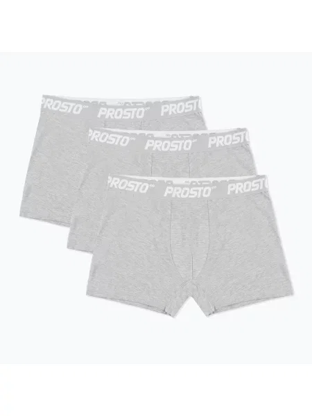 Boxeri pentru bărbați PROSTO 3 perechi gray