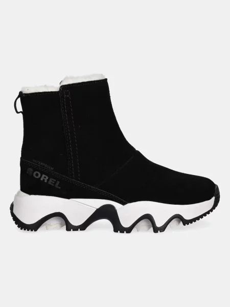 Sorel śniegowce zamszowe KINETIC IMPACT SHORT BOOT czarny