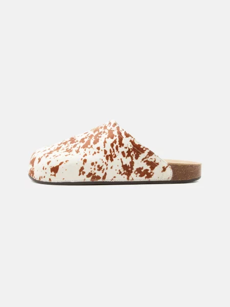 ADIDAS ORIGINALS Saboți Adimule ciocolatiu / auriu / murdar alb
