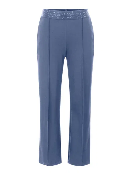 Rich & Royal Pantaloni cu dungă opal / porumbel albastru