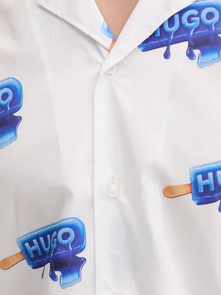 Рубашка Hugo Blue синяя