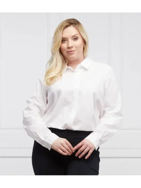 Persona by Marina Rinaldi Cămașă Plus size alb