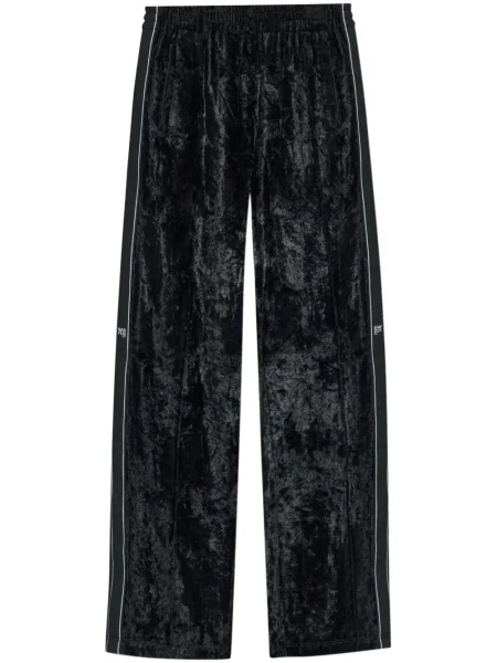 Pantaloni Alexander Wang de catifea negru