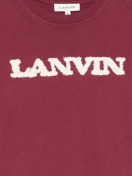 Koszulka dziecięca Lanvin Enfant czerwona