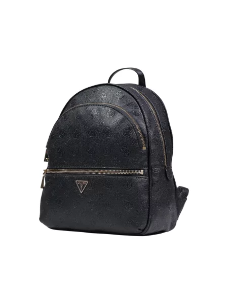 Guess rucsac pentru femei cu imitație de piele MANHATTAN II negru