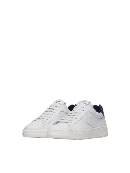 Sneakersy Voile Blanche skórzane białe