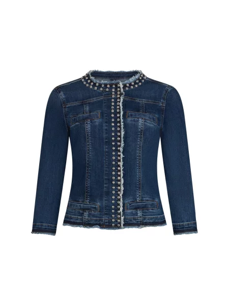 Liu Jo Geacă de primăvară-toamnă denim albastru