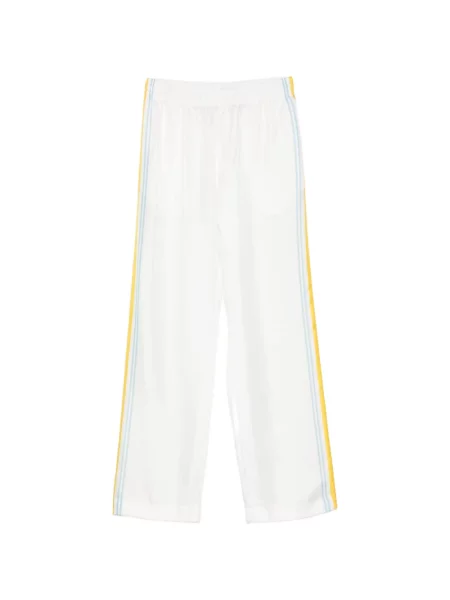 Pruhované tenisové kalhoty Casablanca bílé