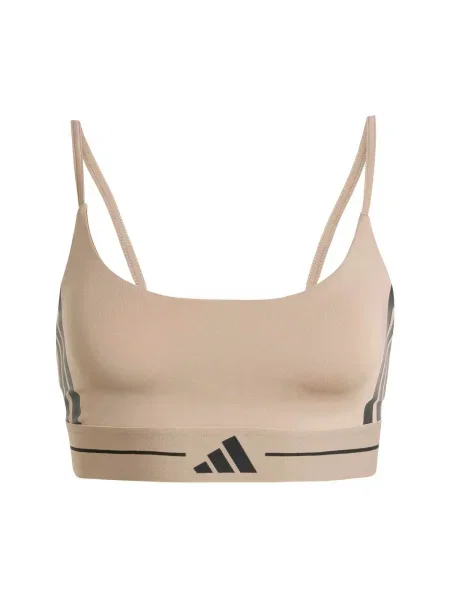 ADIDAS PERFORMANCE Sutien sport HYG maro cappuccino negru