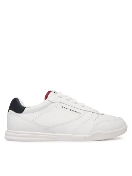TOMMY HILFIGER Niske tenisice Lopro mornarsko plava / crvena bijela