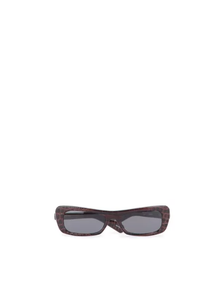 Okulary przeciwsłoneczne Jacquemus brązowe