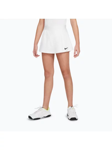 Lány teniszszoknya Nike Court Dri-Fit Victory white/black. Méret: XL fehér