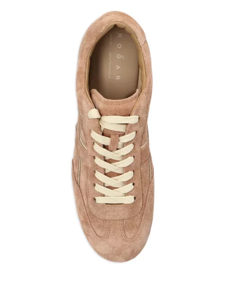 Sneakerși Hogan Olympia din piele maro