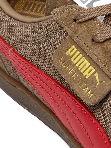 Sneakerși Puma Suede din piele de căprioară maro