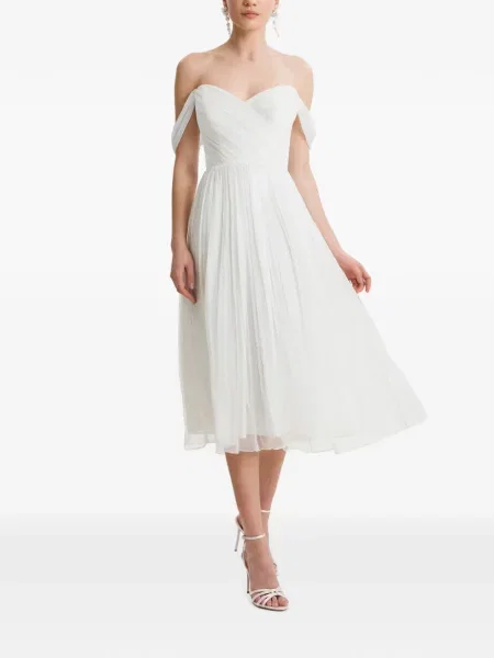 Rochie midi Framboise alb