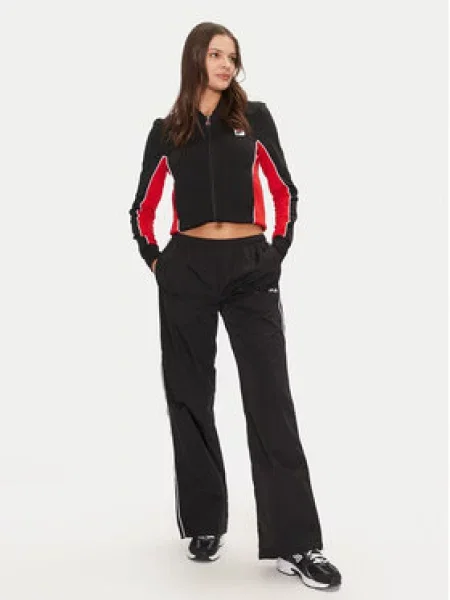 Kalhoty FILA Laplace Low Waist Oversized Track black černé