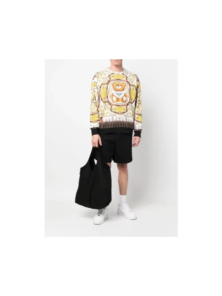 Bluza Moschino z logo biała