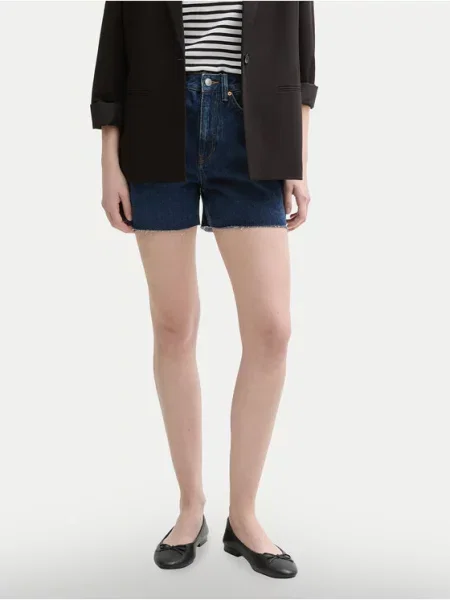 Jeans kratke hlače Tom Tailor Denim modra