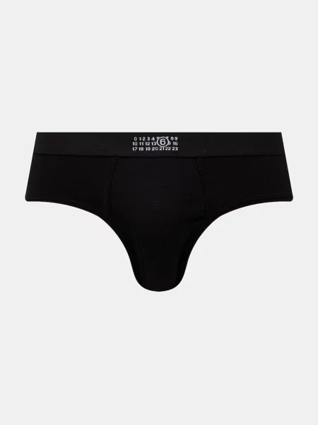Maison Margiela slipy z czarne
