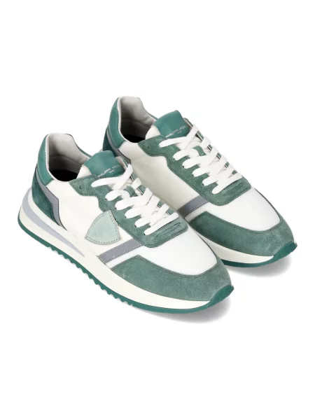 Buty do biegania Philippe Model zamszowe do biegania zielone
