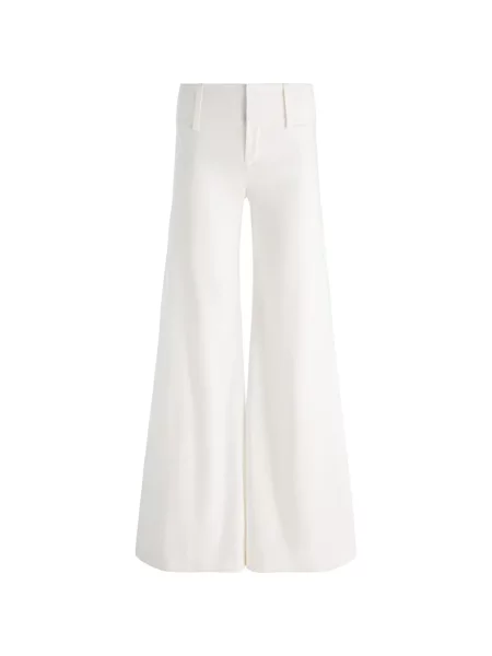 Pantaloni Alice + Olivia alb
