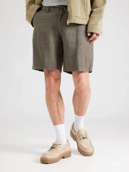 Dstrezzed Pantaloni eleganți Logan închis verde