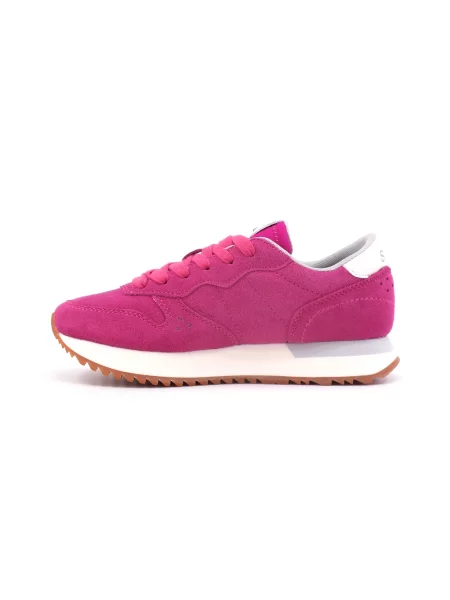 Sneakersy Sun68 skórzane różowe