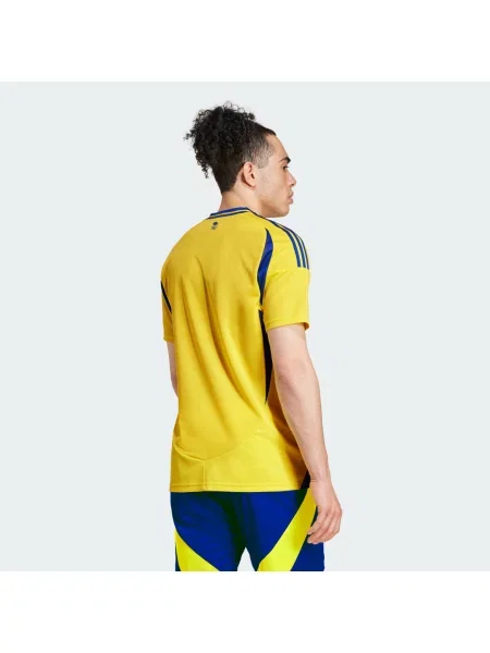 Koszulka Adidas z dżerseju niebieska