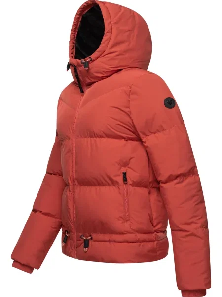 Ragwear Funkčná bunda Briony červená čierna