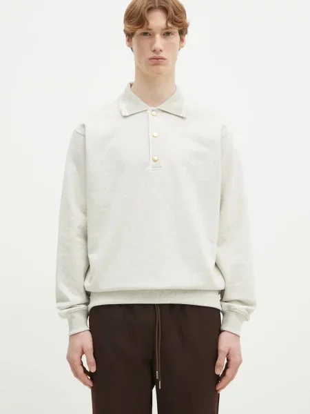 Меланжевый свитер Drôle De Monsieur серый