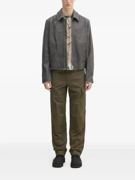 Kurtka skórzana Kenzo szara