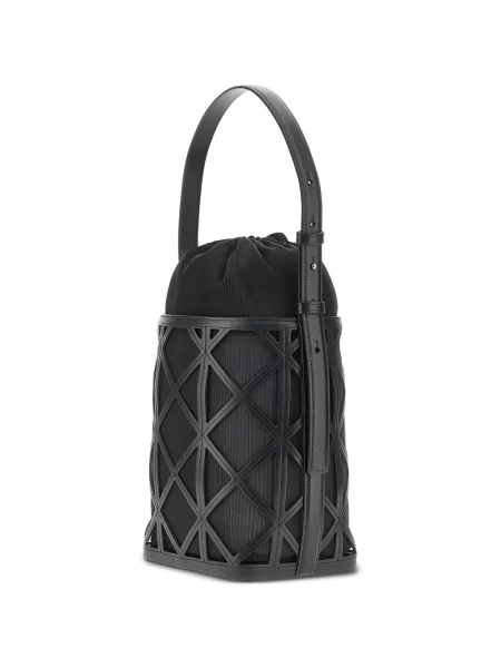 Torbica bucket Emporio Armani crna