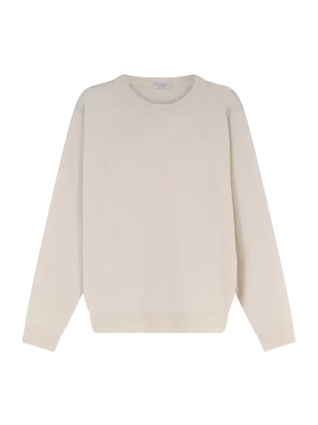 Sweter Brunello Cucinelli beżowy
