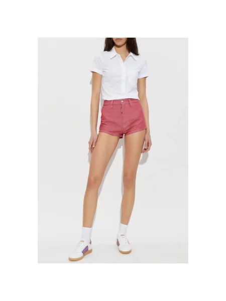 Koszulka polo Dsquared2 biała